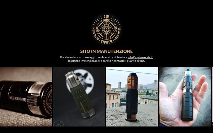 Screenshot of ciphermods.it