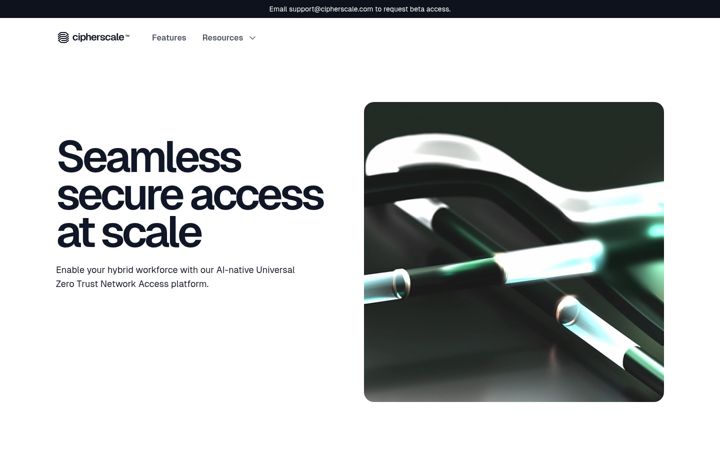 Screenshot of cipherscale.com