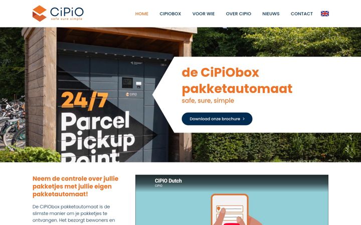 Ekraanipilt saidist cipiobox.nl