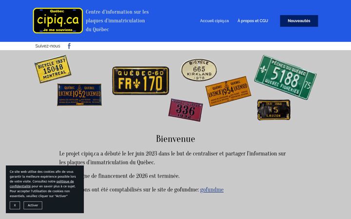 Screenshot του cipiq.ca