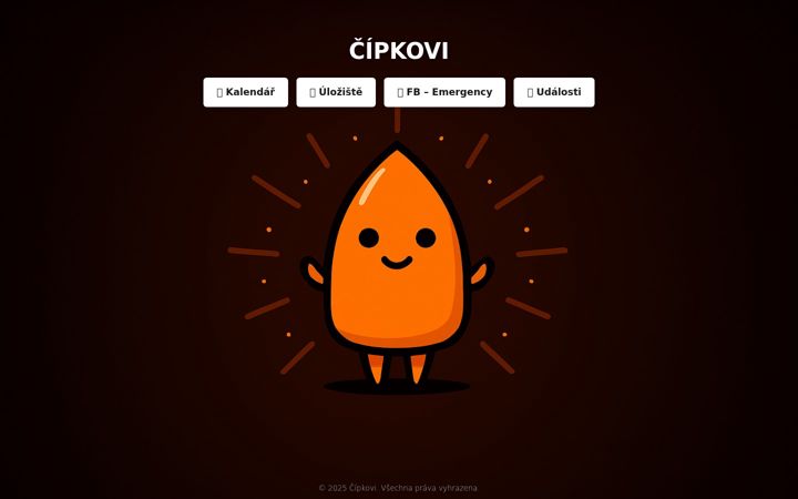 Captura de ecrã de cipkovi.cz
