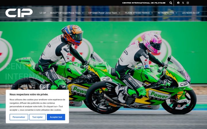 Screenshot of cipmoto.com