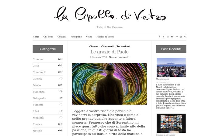 Screenshot of cipolladivetro.com