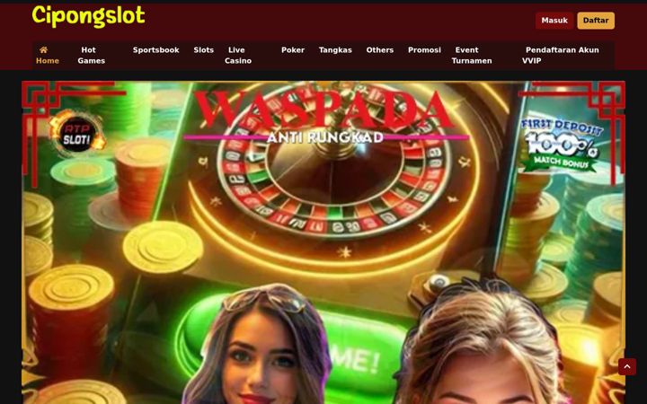 Screenshot of cipongslot.com