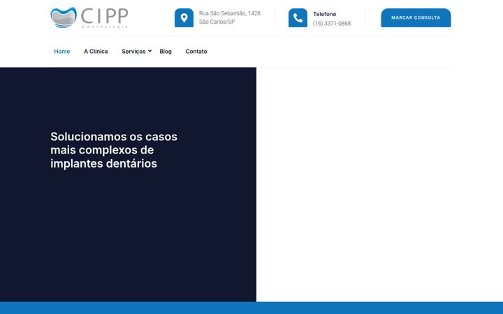 Screenshot του cippodontologia.com.br