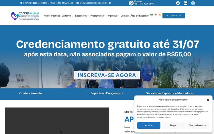 Screenshot του ciproapdespbr.com.br