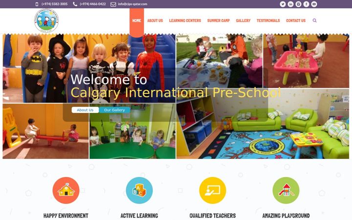 Screenshot of cips-qatar.com