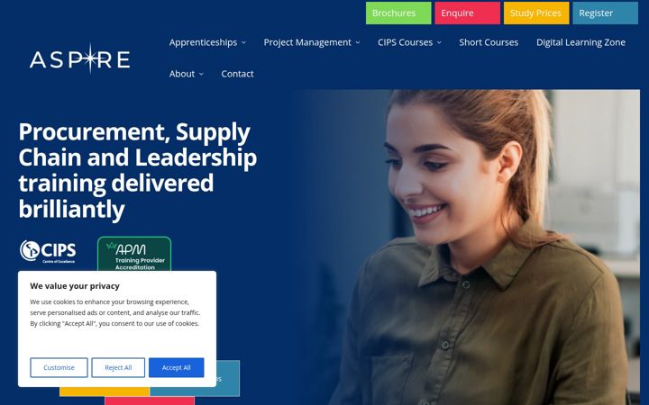 Screenshot of cips-training.com