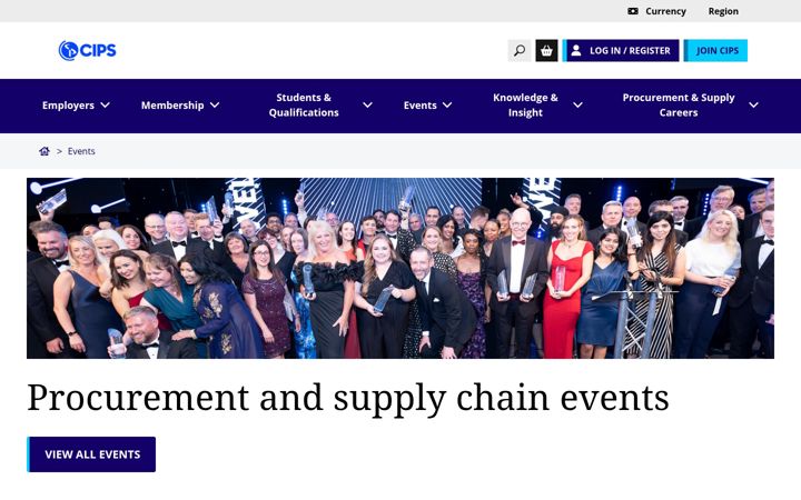 Screenshot of cipssustainablesummit.com