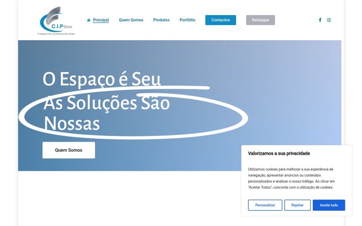 Screenshot of cipstore.pt