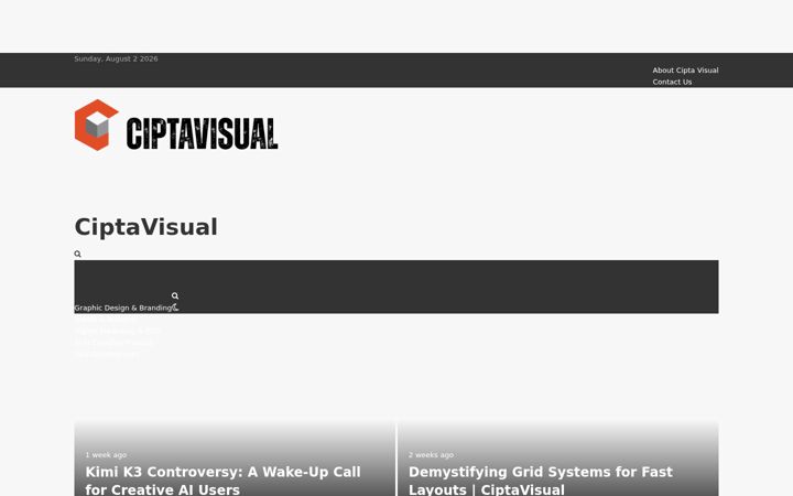 Screenshot of ciptavisual.com