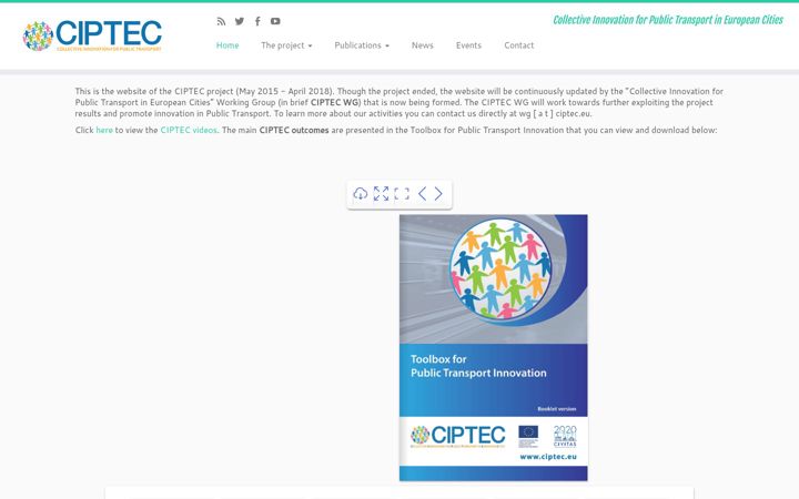 Screenshot ta' ciptec.eu
