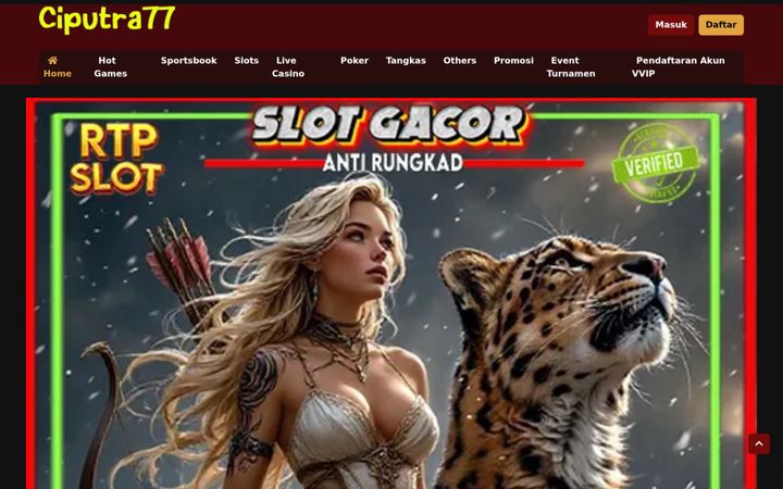 Screenshot of ciputra77slot.com