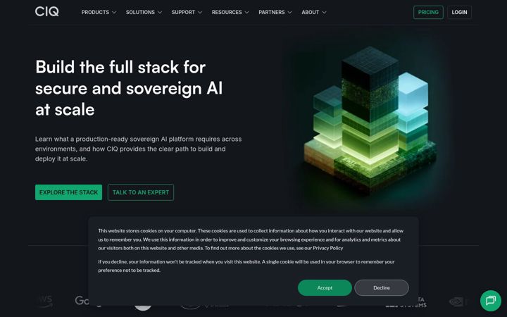 Screenshot of ciq.com