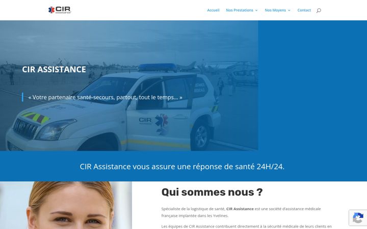 Captură de ecran a cirassistance.fr
