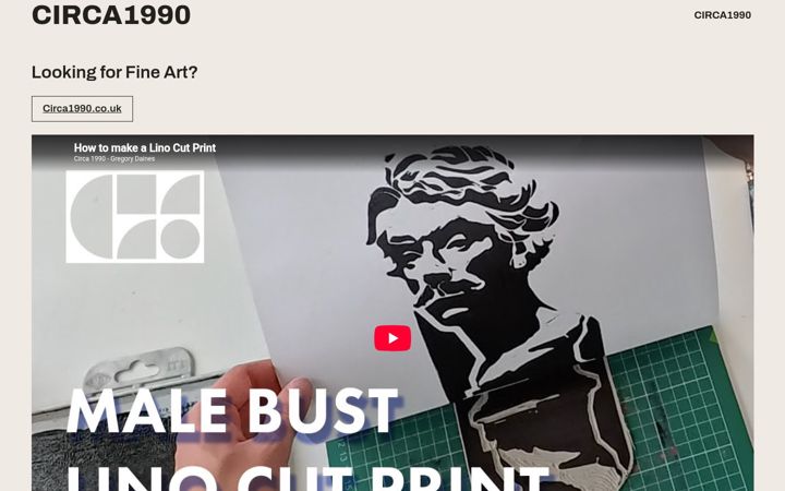 Screenshot of circa1990.com
