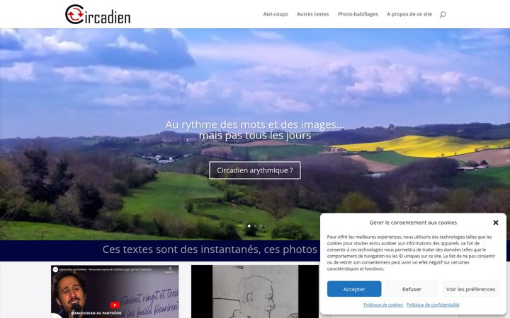 Captură de ecran a circadien.fr