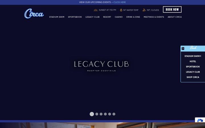Screenshot of circalasvegas.com