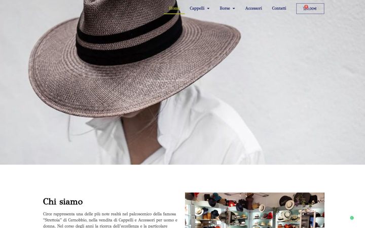 Screenshot ta' circecernobbio.it