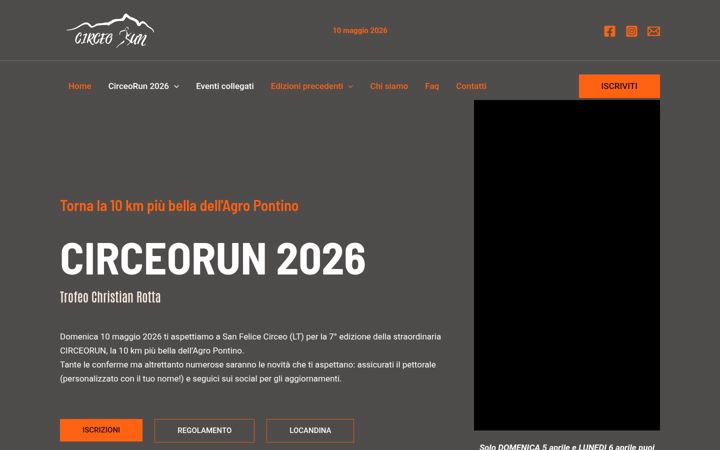 Screenshot ta' circeorun.it
