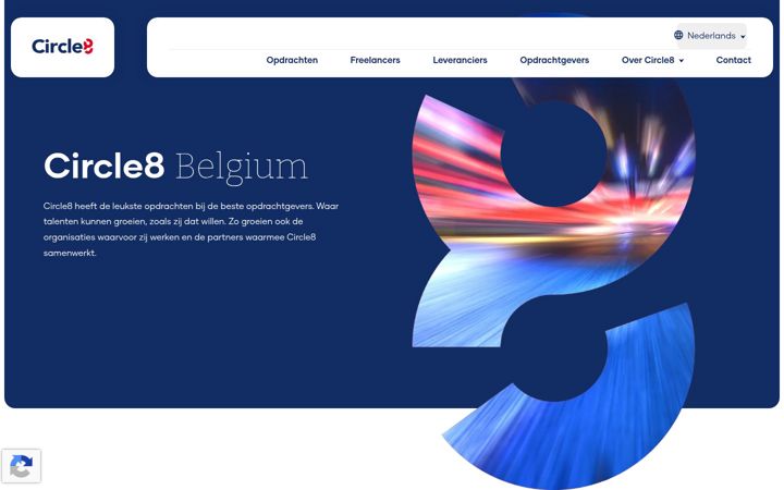 Screenshot of circle8.be