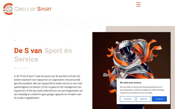 Екранна снимка на circleofsport.nl