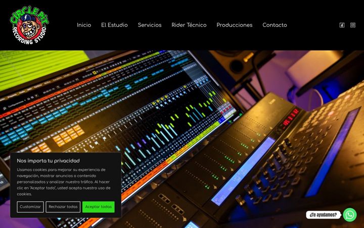 Screenshot of circlepitestudio.com