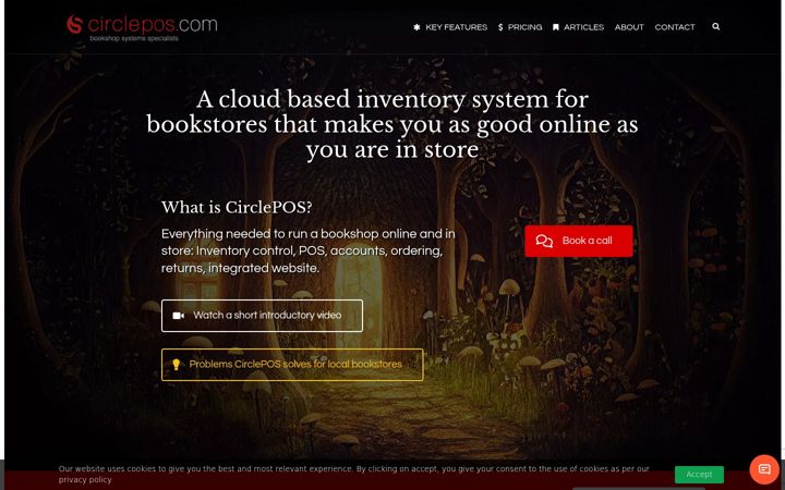Screenshot von circlepos.com