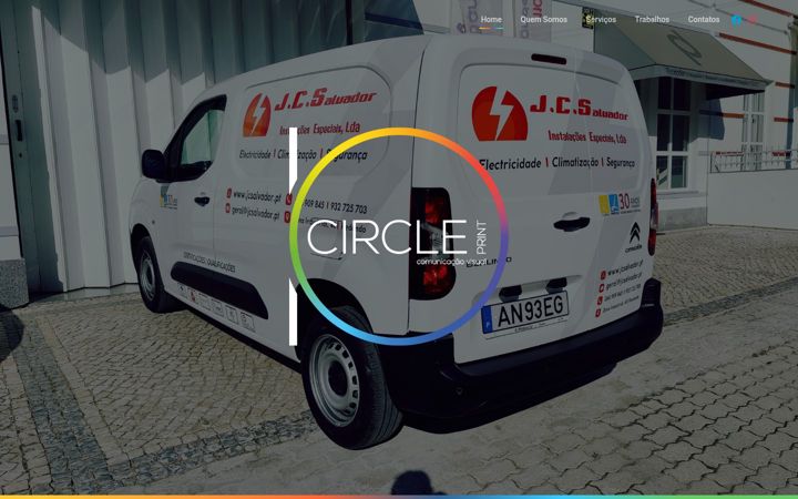 Screenshot of circleprint.pt