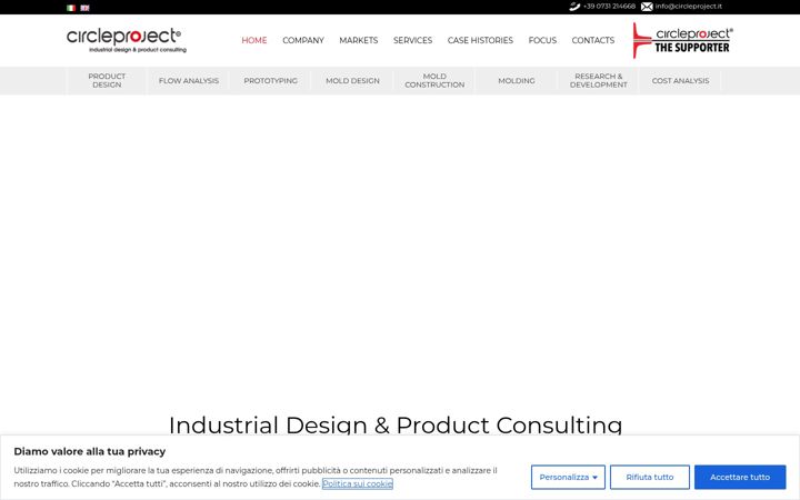 Screenshot ta' circleproject.it
