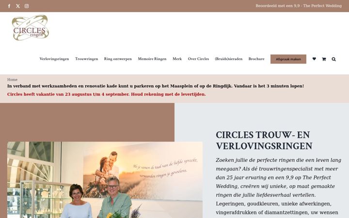 Екранна снимка на circles-trouwringen.nl