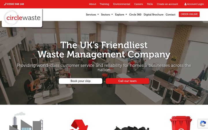 Screenshot of circlewaste.co.uk