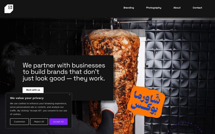 Screenshot of circlexpr.com