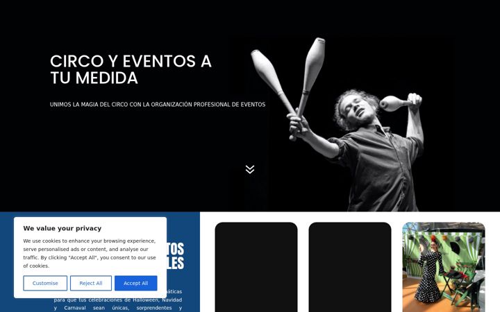Screenshot ta' circografia.es
