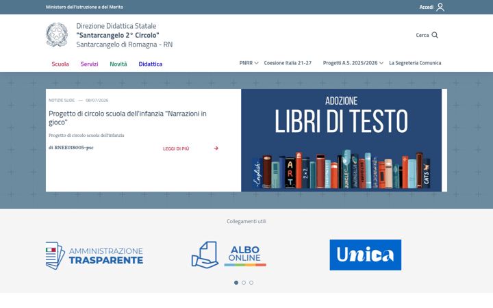 Screenshot ta' circolo2santarcangelo.edu.it