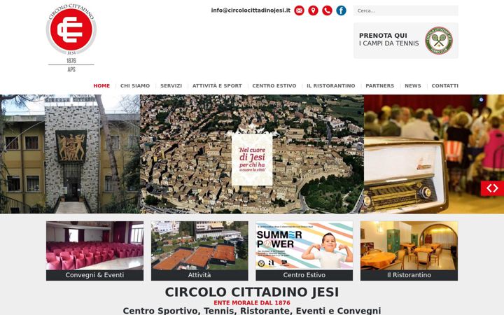 Screenshot ta' circolocittadinojesi.it