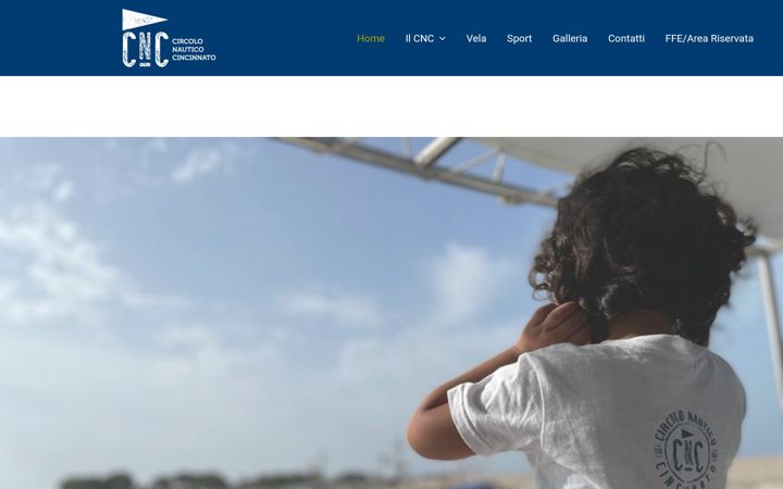 Screenshot of circolonauticocincinnato.it