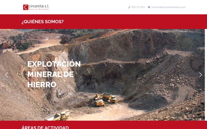 Screenshot of circonitamineria.com