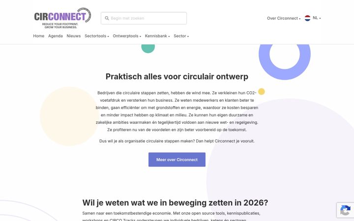 Skjermbilde av circonnect.org