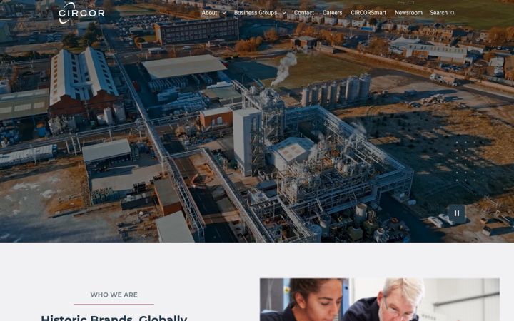 Screenshot of circor.com