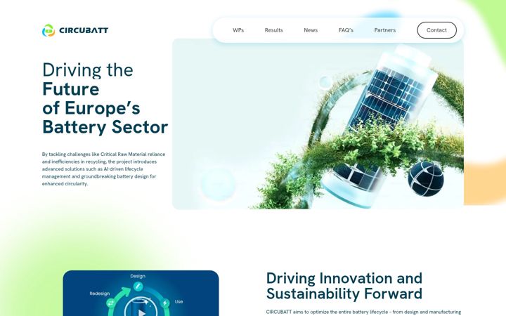 Screenshot ta' circubatt-project.eu