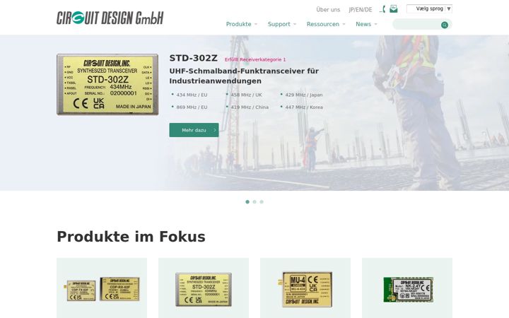 Zrzut ekranu circuitdesign.de