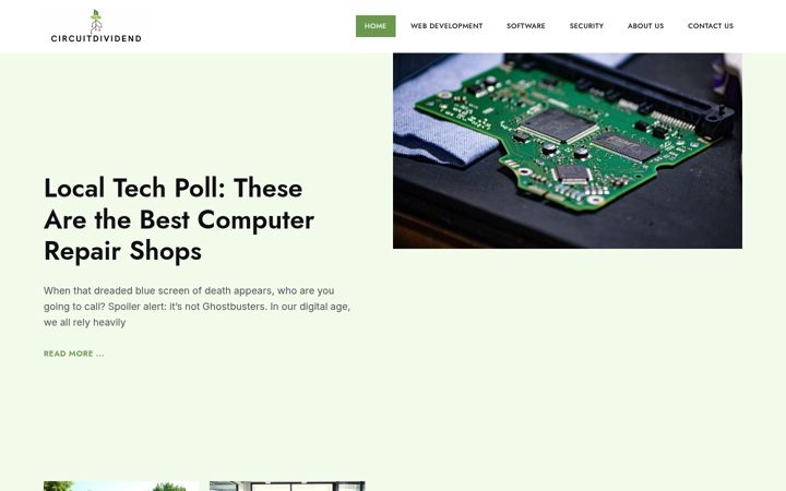 Screenshot of circuitdividend.com