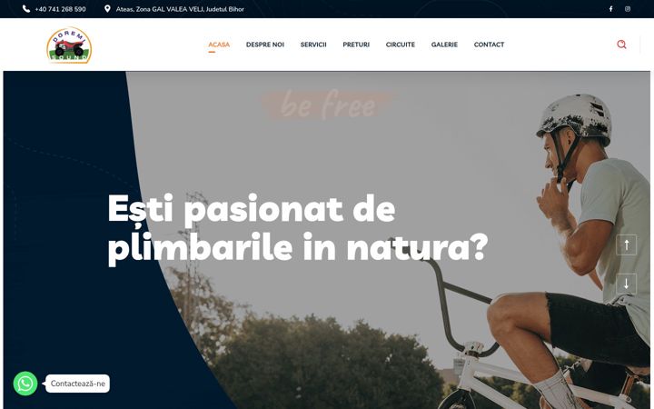 Snímek obrazovky circuitebihor.ro