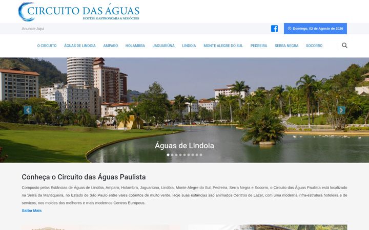 Screenshot του circuitodasaguas.com.br