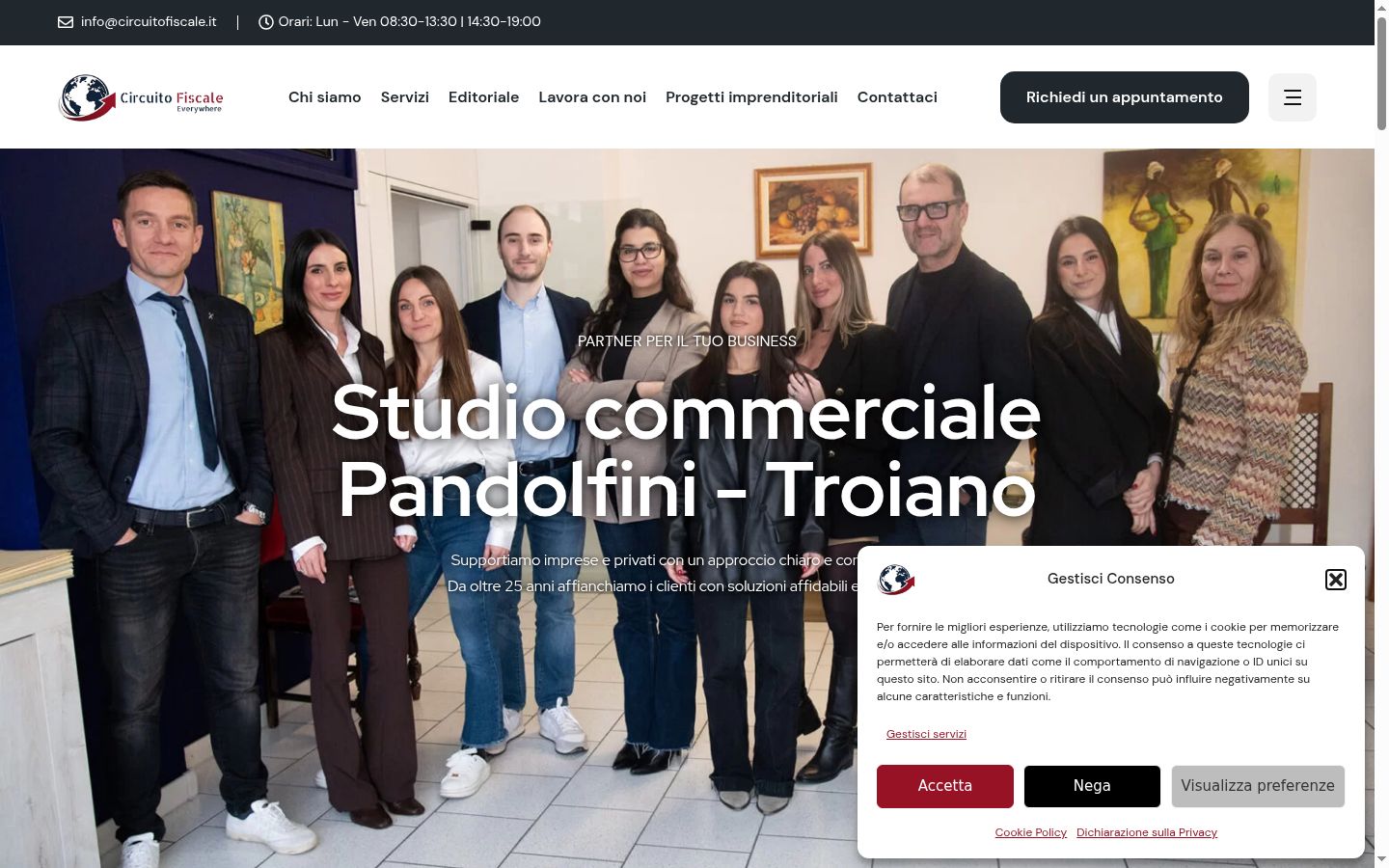 Sutikimo reklamjuostės, rodytos prieš bet kokią sąveiką, ekrano kopija