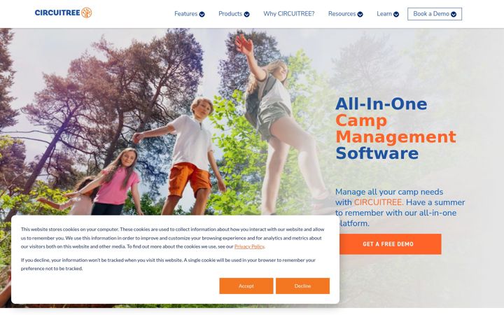 Screenshot of circuitree.com