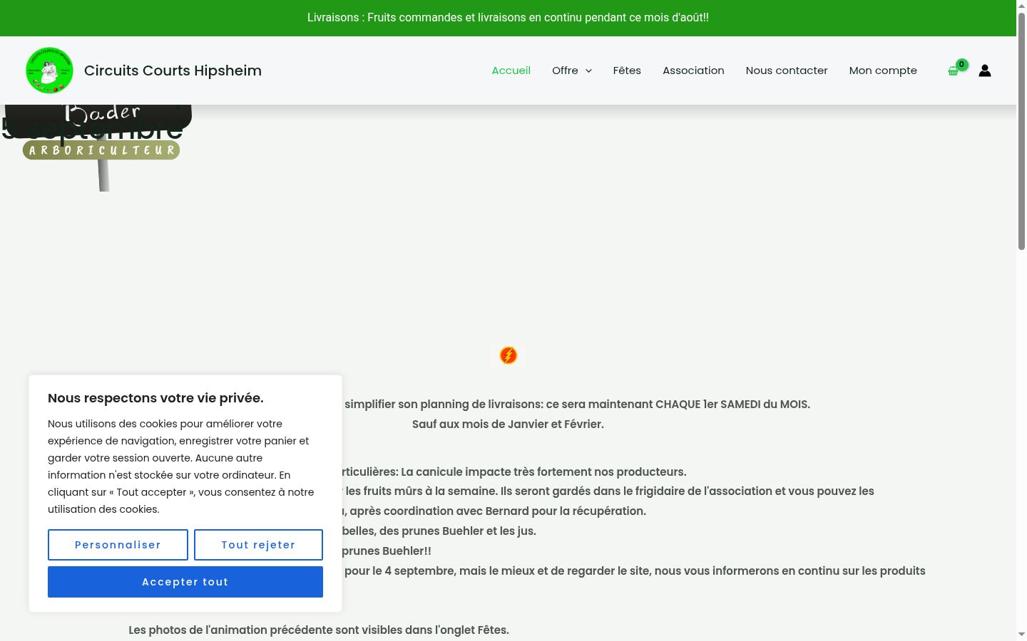 Sutikimo reklamjuostės, rodytos prieš bet kokią sąveiką, ekrano kopija