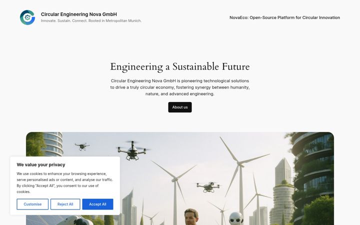 Screenshot of circular.engineering