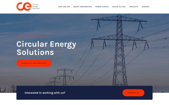 Екранна снимка на circularenergysolutions.nl